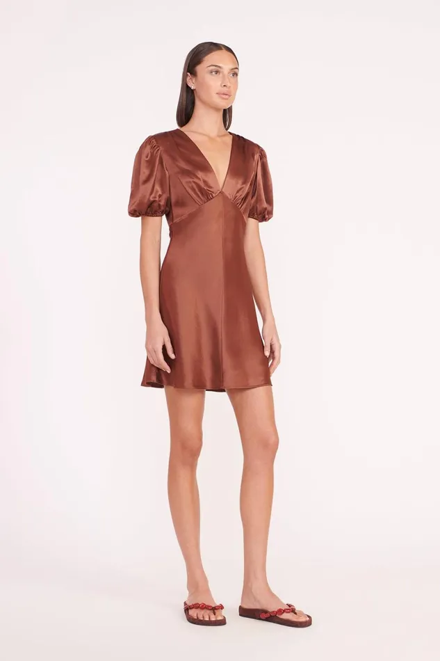 Women STAUD Occasion Dresses MINI MILLA DRESS CLOVE