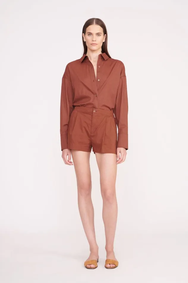 Women STAUD Pants and Shorts ZOEY SHORT CLOVE