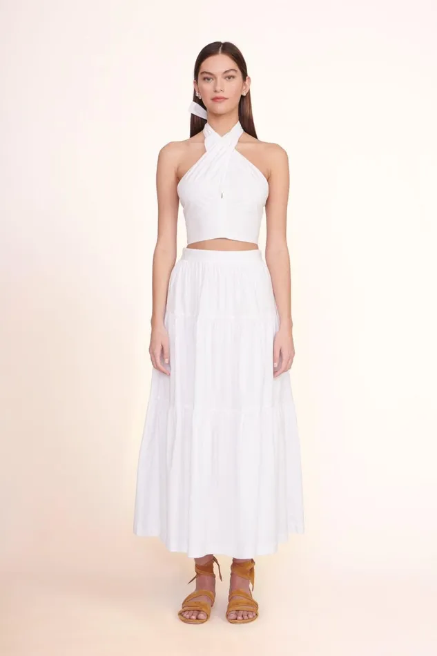 Women STAUD Skirts SEA SKIRT WHITE