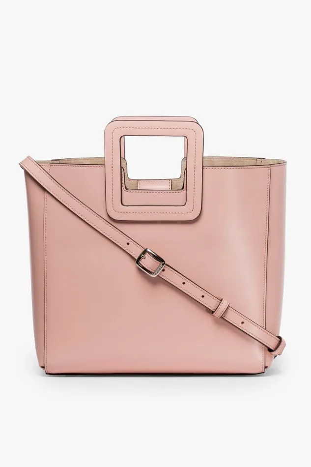 Women STAUD Totes SHIRLEY LEATHER BAG DARK BLUSH