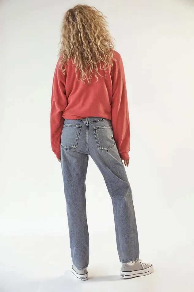 Women StraightLeg Jeans Free People AGOLDE Pinch Waist 90039s Jeans Line Up