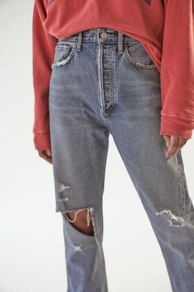 Women StraightLeg Jeans Free People AGOLDE Pinch Waist 90039s Jeans Line Up