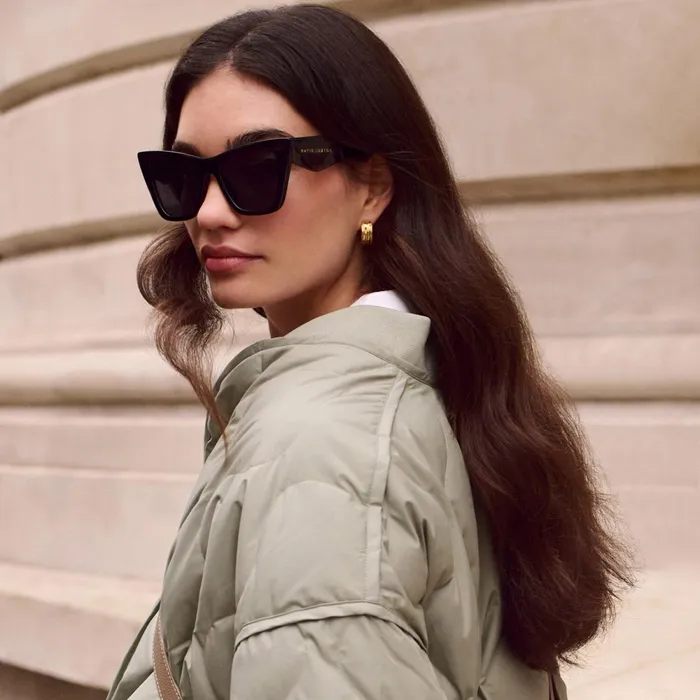 Women Sunglasses and Cases Katie Loxton Porto Black Tortoiseshell Sunglasses