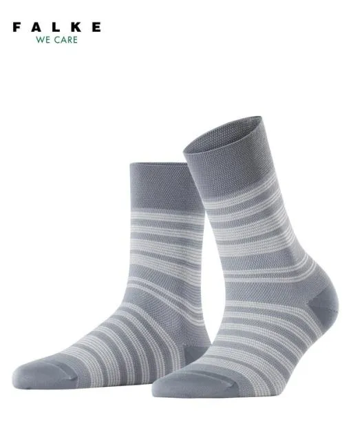 Women Sunset Stripe Women Socks Blue Smog FALKE Functionals