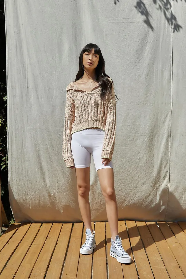 Women Sweaters Free People Happiness Is Henley Warm Sugar Combo