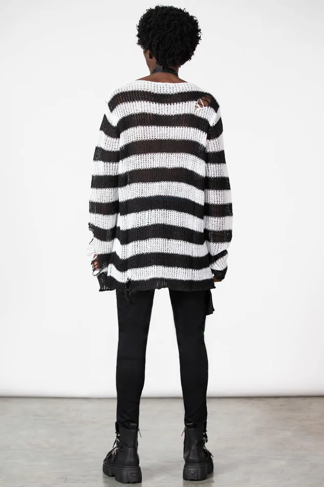 Women Sweaters Killstar Emo Knit Sweater
