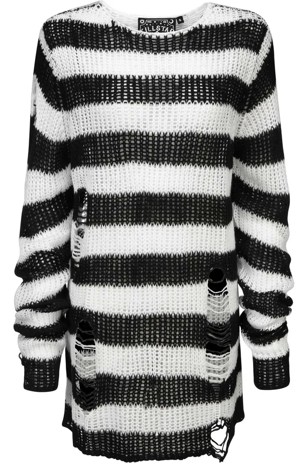Women Sweaters Killstar Emo Knit Sweater