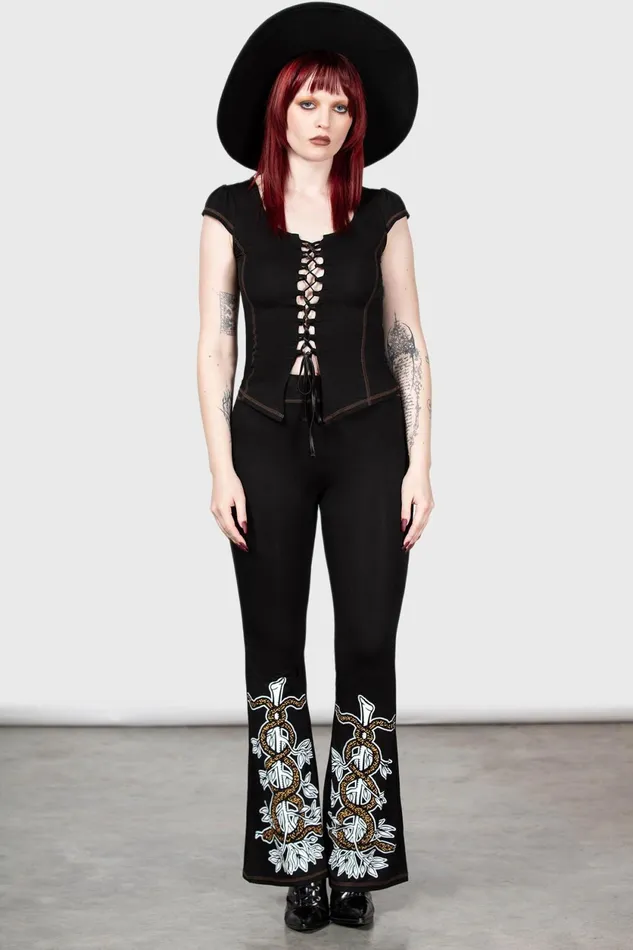 Women TShirts and Vests Killstar Midsummer Maypole Top