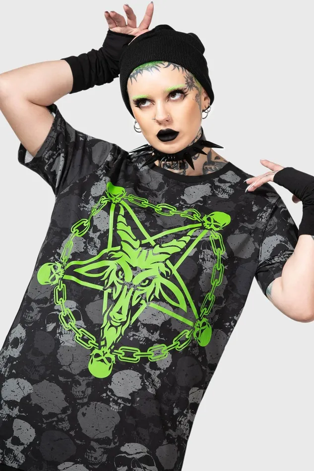 Women TShirts and Vests Killstar Tzompantli T Shirt