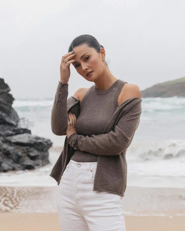 Women The Peony Lim Ultimate CardiganIn Peony Oolong Peony Oolong NPeal Cardigans