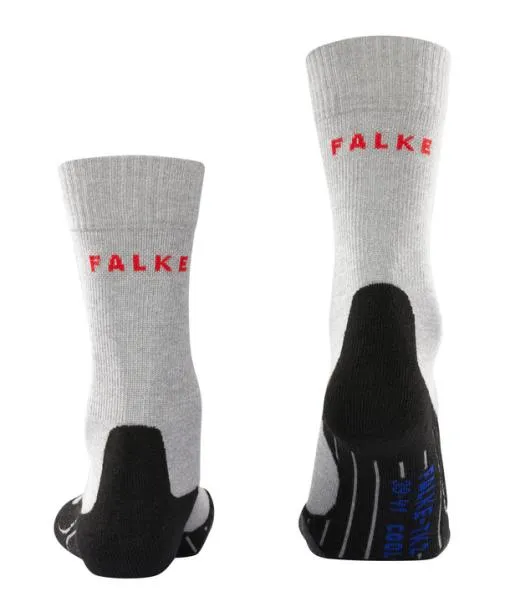 Women TK2 Explore Cool Women Trekking Socks Light Grey FALKE Hiking Socks
