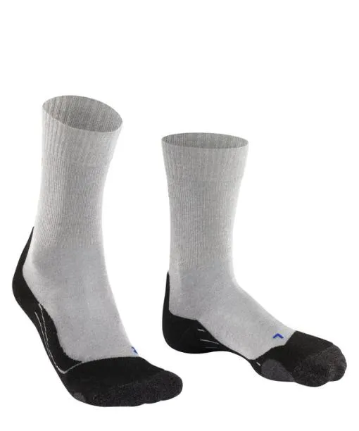 Women TK2 Explore Cool Women Trekking Socks Light Grey FALKE Hiking Socks
