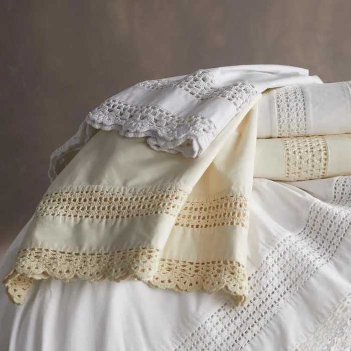 Women Trousseau Pillowcase Set Ecru Sundance Catalog Bedding and Bath Women Trousseau Pillowcase Set Ecru Sundance Catalog Bedding and Bath