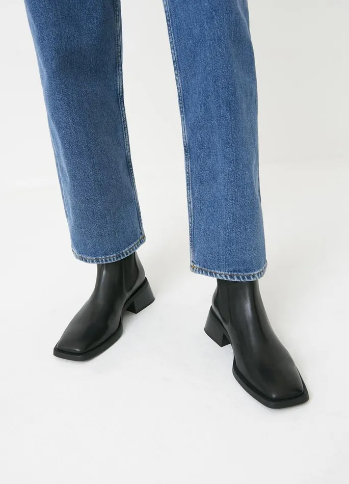 Women Vagabond Boots BLANCA BOOTS Black Leather