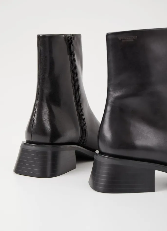 Women Vagabond Boots BLANCA BOOTS Black Leather