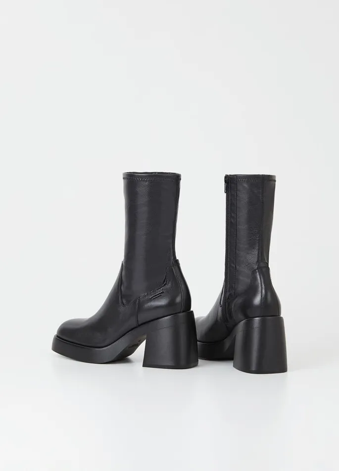 Women Vagabond Boots BROOKE BOOTS Black Leathercomb