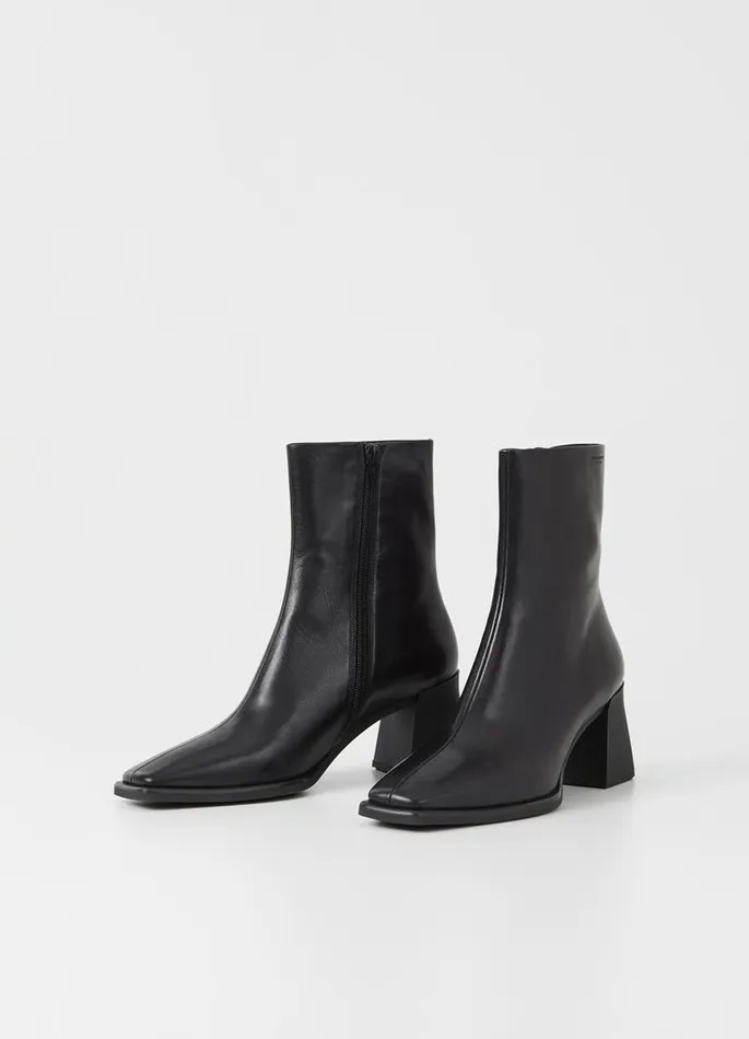 Women Vagabond Boots HEDDA BOOTS Black Leather