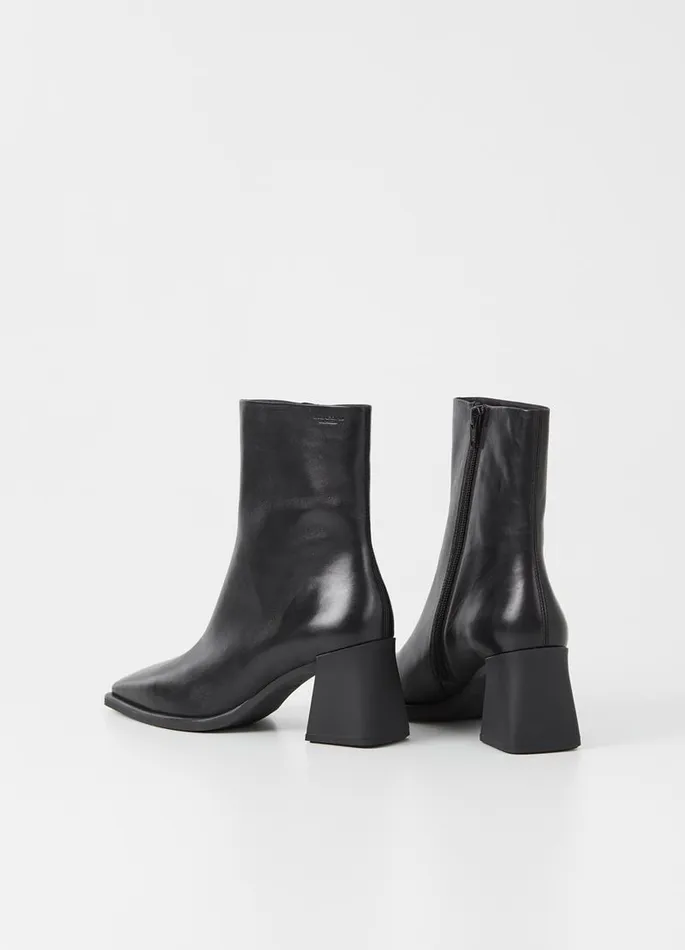 Women Vagabond Boots HEDDA BOOTS Black Leather