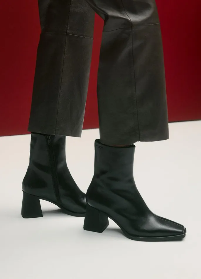 Women Vagabond Boots HEDDA BOOTS Black Leather