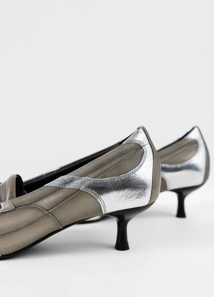 Women Vagabond Pumps LYKKE PUMPS Grey Leathercomb