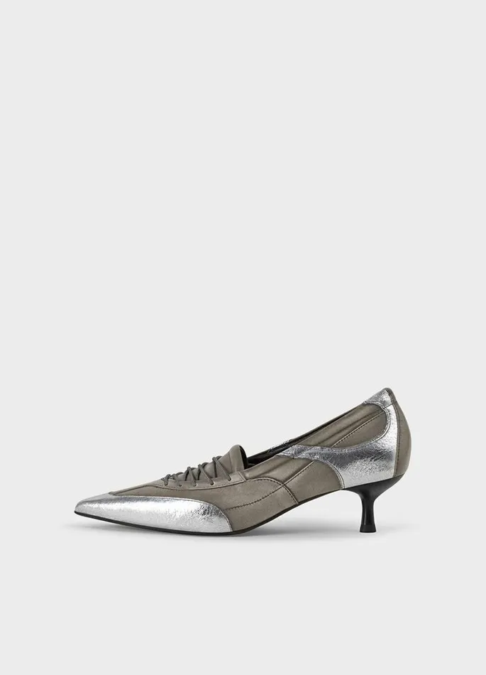 Women Vagabond Pumps LYKKE PUMPS Grey Leathercomb