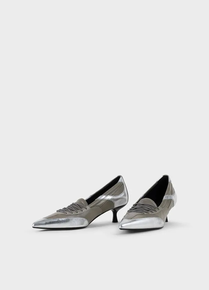 Women Vagabond Pumps LYKKE PUMPS Grey Leathercomb