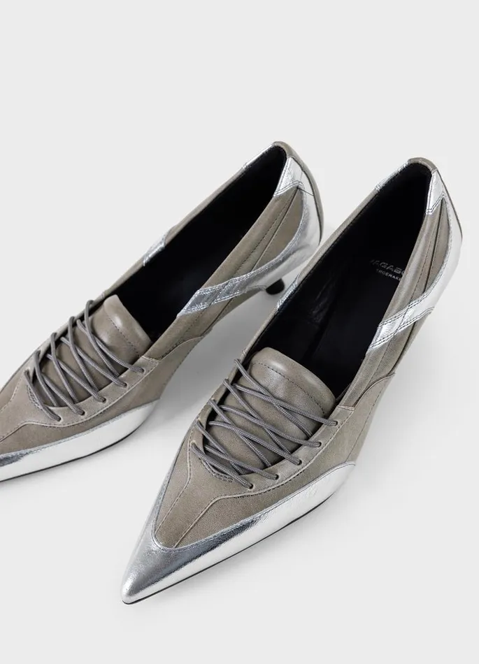 Women Vagabond Pumps LYKKE PUMPS Grey Leathercomb