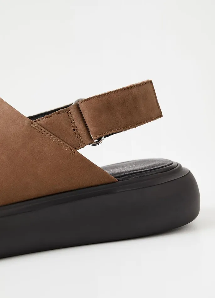 Women Vagabond Sandals BLENDA SANDALS Brown Nubuck