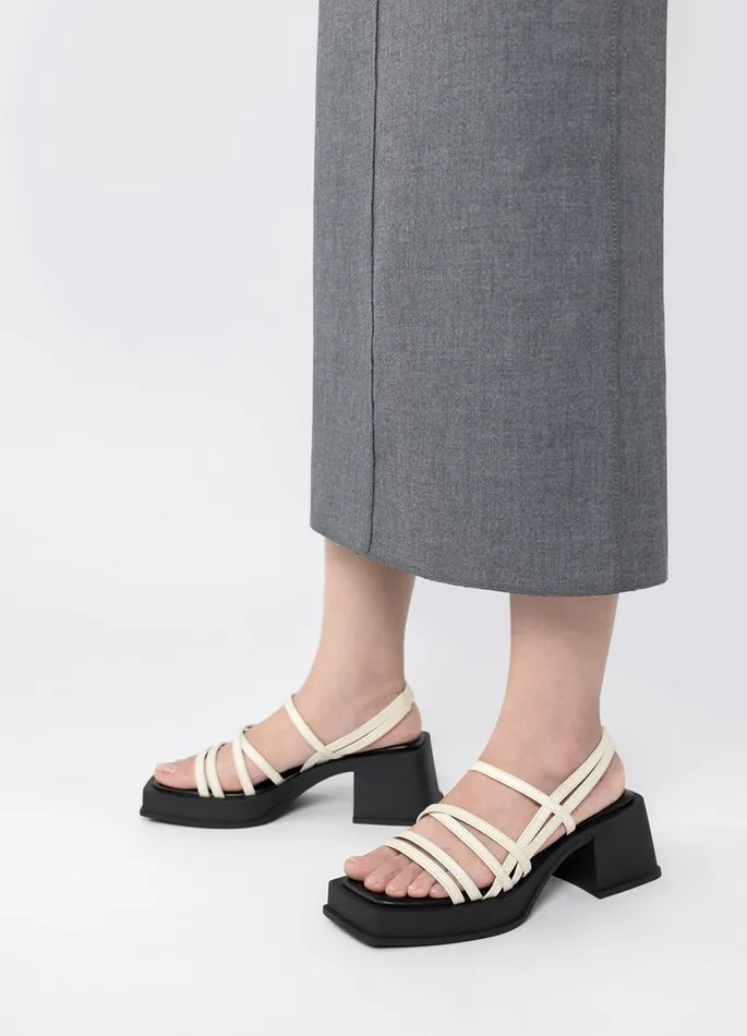Women Vagabond Sandals HENNIE SANDALS Offwhite Leather
