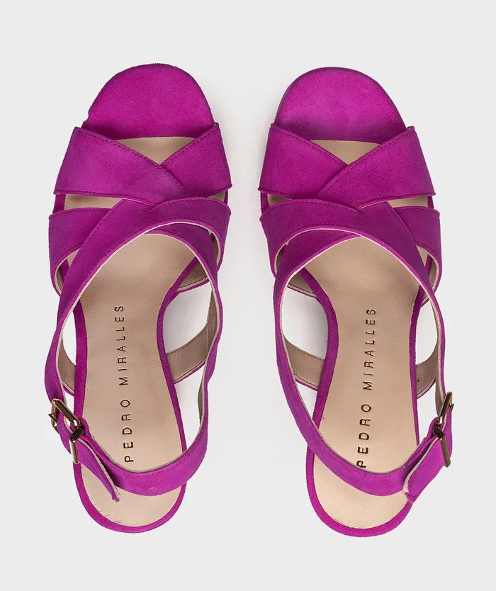 Women Walcourt Purple 8211 Heeled Sandals Pedro Miralles