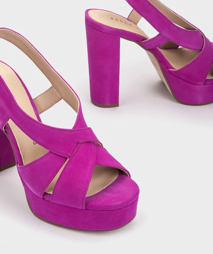 Women Walcourt Purple 8211 Heeled Sandals Pedro Miralles