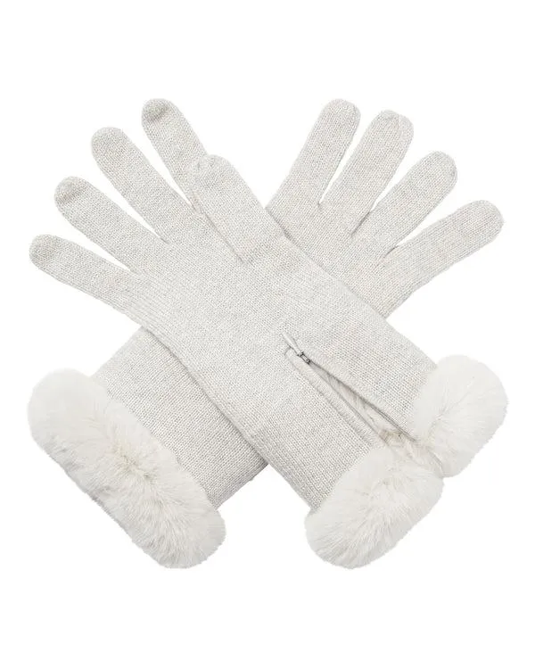 Women Women039s Fur And Cashmere GlovesIn Pebble Grey Pebble Grey NPeal Gloves Women Women039s Fur And Cashmere GlovesIn Pebble Grey Pebble Grey NPeal Gloves