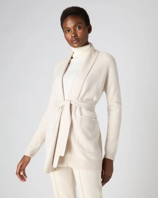 Women Women039s Lurex Detail Cashmere CardiganIn Ecru White Ecru White NPeal Cardigans Women Women039s Lurex Detail Cashmere CardiganIn Ecru White Ecru White NPeal Cardigans