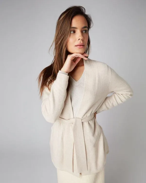 Women Women039s Relaxed Belted Cashmere CardiganIn Ecru White Ecru White NPeal Cardigans Women Women039s Relaxed Belted Cashmere CardiganIn Ecru White Ecru White NPeal Cardigans