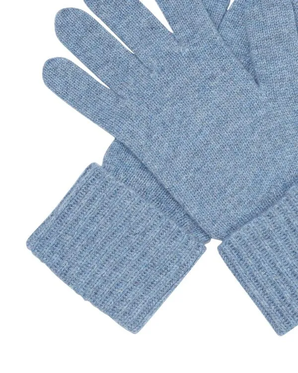 Women Women039s Ribbed Cashmere GlovesIn Faded Indigo Blue Faded Indigo Blue NPeal Gloves
