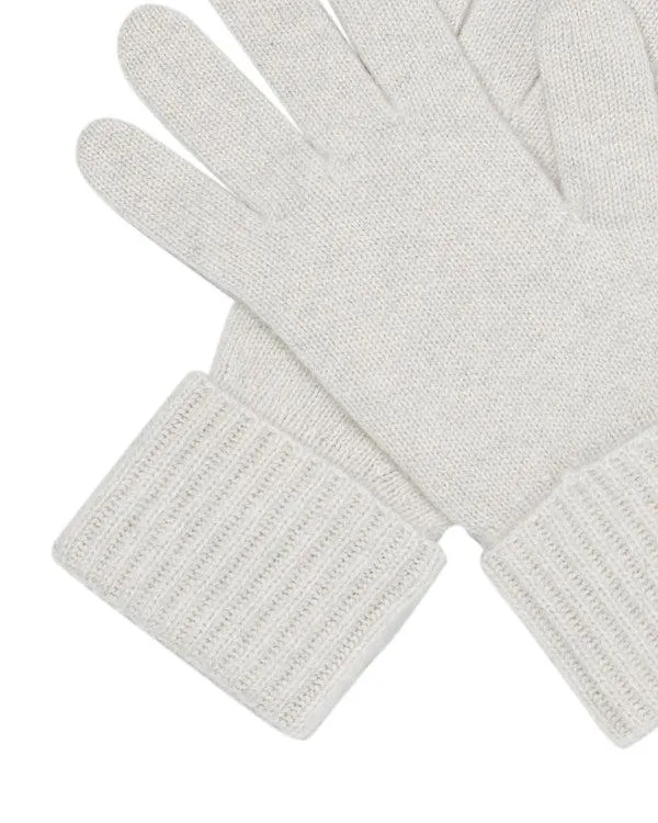 Women Women039s Ribbed Cashmere GlovesIn Pebble Grey Pebble Grey NPeal Gloves