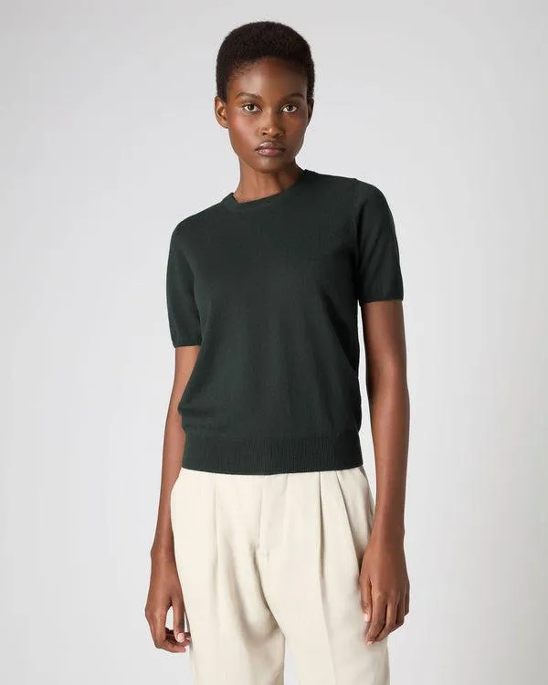 Women Women039s Round Neck Cashmere T ShirtIn Dark Green Dark Green NPeal Tops and Tshirts Women Women039s Round Neck Cashmere T ShirtIn Dark Green Dark Green NPeal Tops and Tshirts