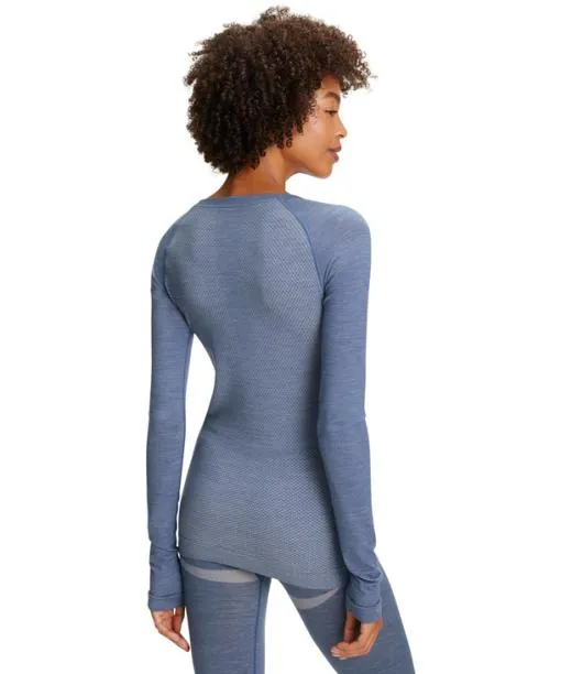 Women Women Long Sleeve Shirt WoolTech Light Capitain FALKE Long Sleeve Shirts