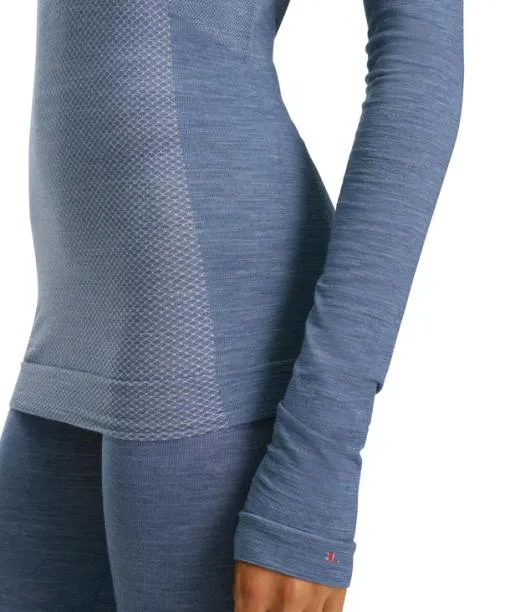 Women Women Long Sleeve Shirt WoolTech Light Capitain FALKE Long Sleeve Shirts