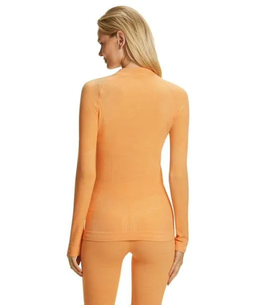 Women Women Long Sleeve Shirt WoolTech Orangette FALKE Long Sleeve Shirts