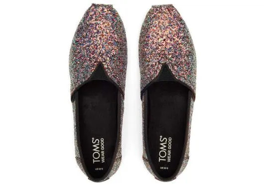 Women WomenAlpargata Black Chunky Glitter Black Chunky Glitter TOMS Exclusives