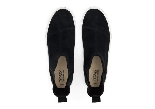 Women WomenFenix Platform Chelsea Black Suede Sneaker Black TOMS Platforms