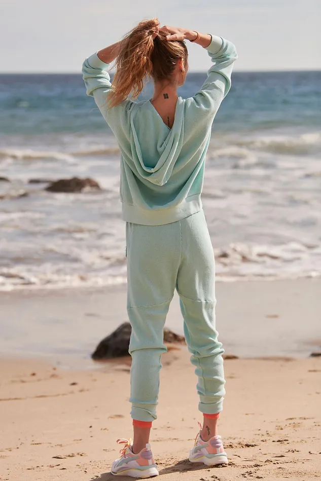 Women Workout Sets Free People The Simple Set Hint Of Mint