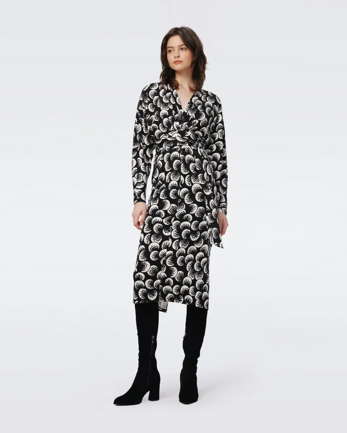 Women Zidane Dress Huge Moon Landing DVF Dresses
