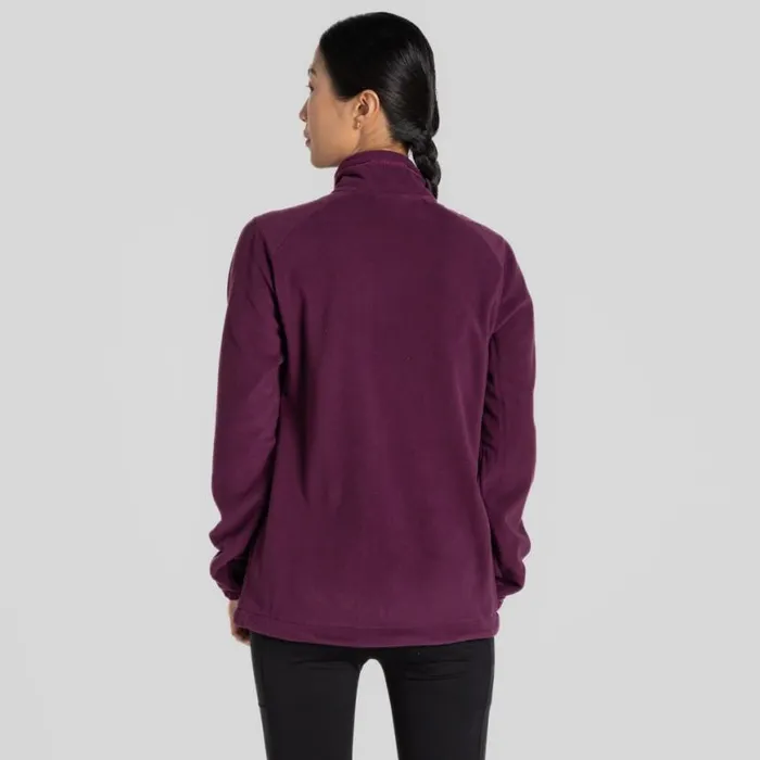 Womens Full Zip Fleece Craghoppers Miska Plus II Jacket Beet Womens Full Zip Fleece Craghoppers Miska Plus II Jacket Beet