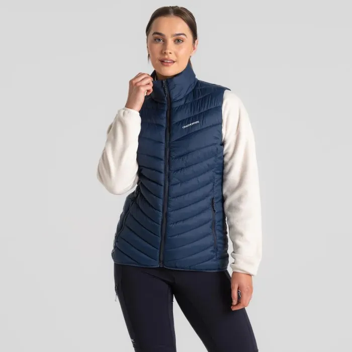 Womens Gilets Craghoppers Compresslite VII Gilet Blue Navy Blue Navy