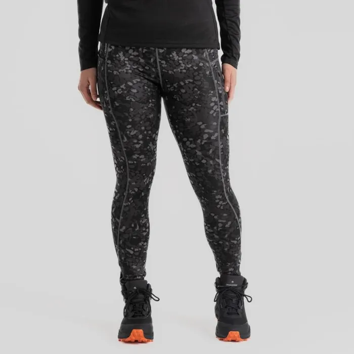 Womens Leggings Craghoppers Kiwi Pro Leggings Tonal Grey Print Womens Leggings Craghoppers Kiwi Pro Leggings Tonal Grey Print