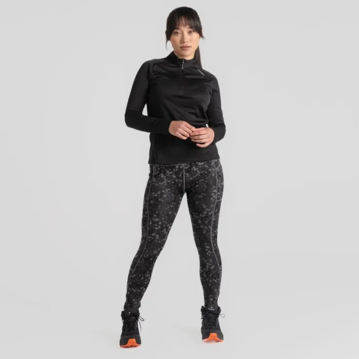 Womens Leggings Craghoppers Kiwi Pro Leggings Tonal Grey Print Womens Leggings Craghoppers Kiwi Pro Leggings Tonal Grey Print