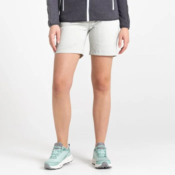 Womens Shorts Craghoppers Stretch Kiwi Pro III Shorts Dove Grey