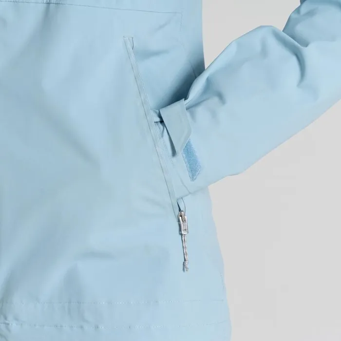 Womens Waterproof Jackets Craghoppers Bronte 25L Stretch Waterproof Jacket Sky Blue Womens Waterproof Jackets Craghoppers Bronte 25L Stretch Waterproof Jacket Sky Blue
